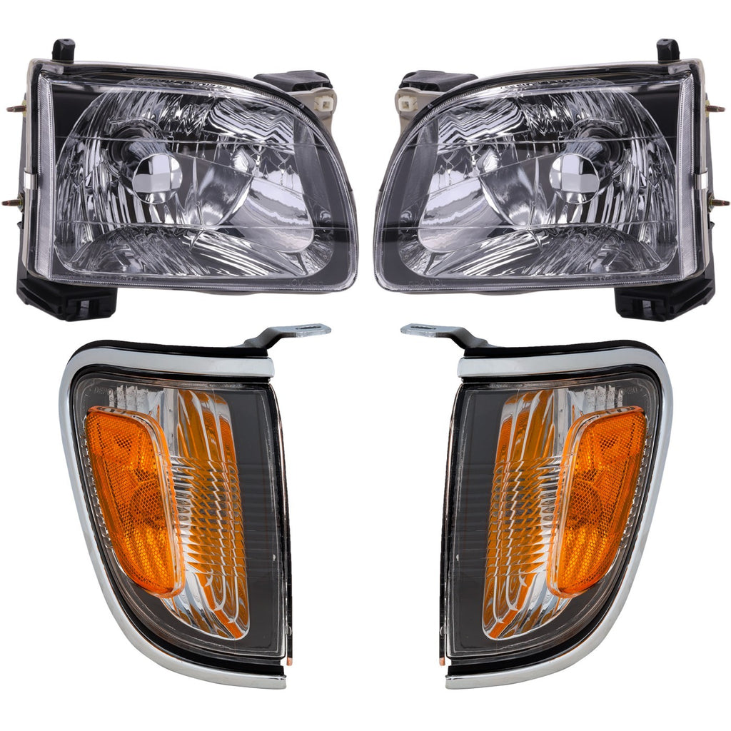 2001-2004 Toyota Tacoma Headlight - Chrome (8111004110)