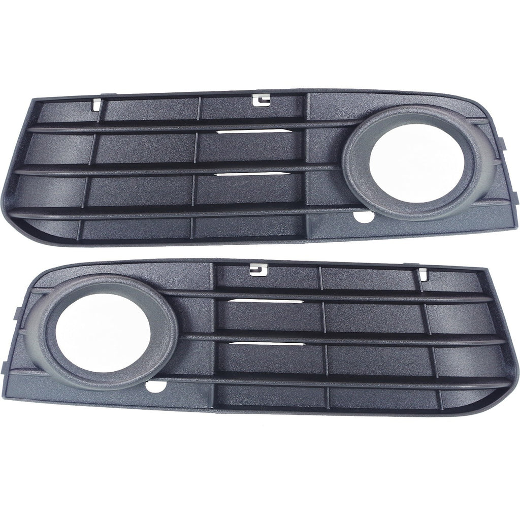 2009-2012 Audi A4 & A4 Quattro Fog Light Trims - Left & Right, Black (8K0807682A01C)