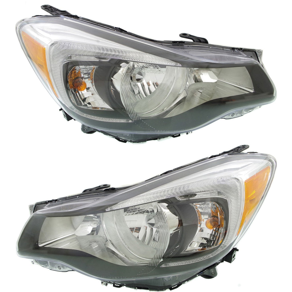 2014-2015 Subaru Impreza & XV Crosstrek Headlights - Left & Right, w/ Bulbs (84001FJ081)