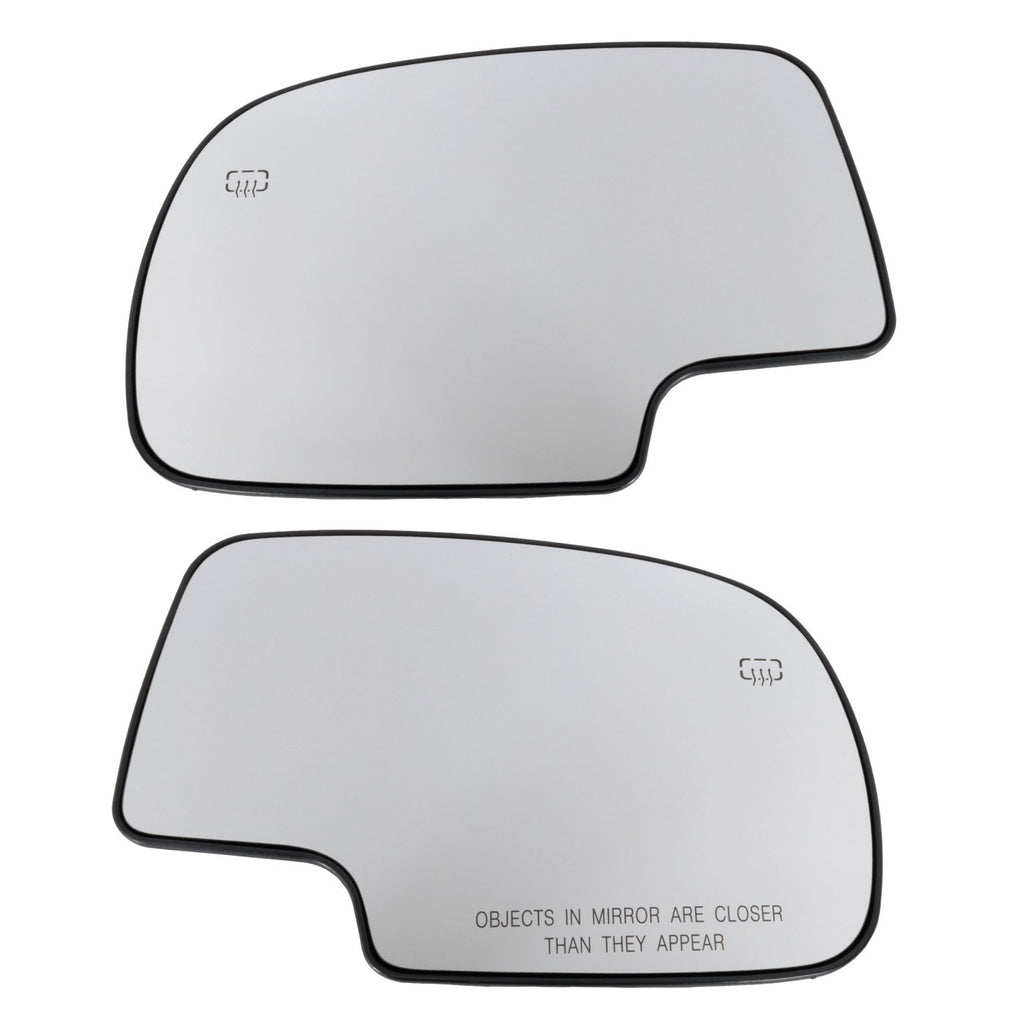 Kool Vue 2003-2004 Cadillac & Chevrolet Mirror Glasses - Heated, w/o Signal Light