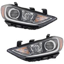 Load image into Gallery viewer, 2017-2018 Hyundai Elantra Headlights - HID, Driver &amp; Passenger Side, w/ Bulbs (92102F3200)