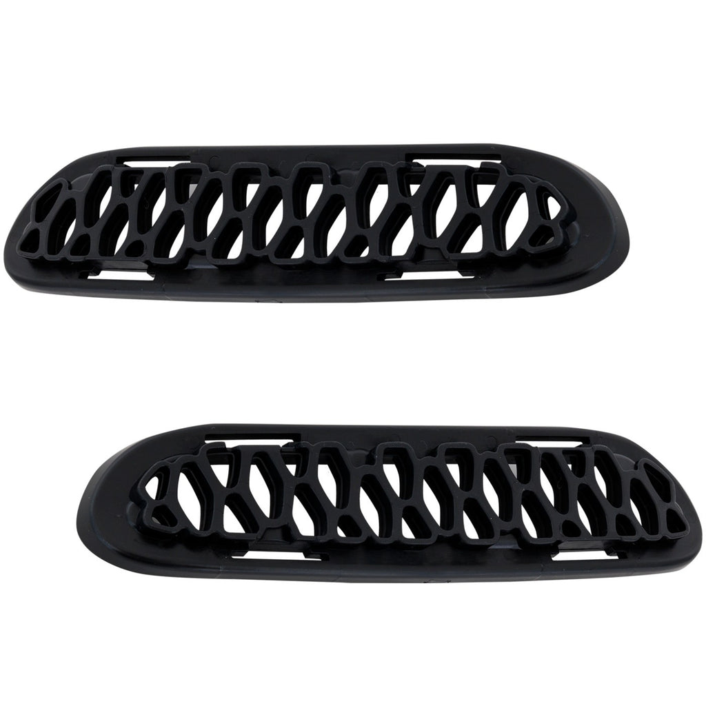 2015-2020 Dodge Charger Bumper Trims - Rear, Left & Right, Primed (68280724AA)