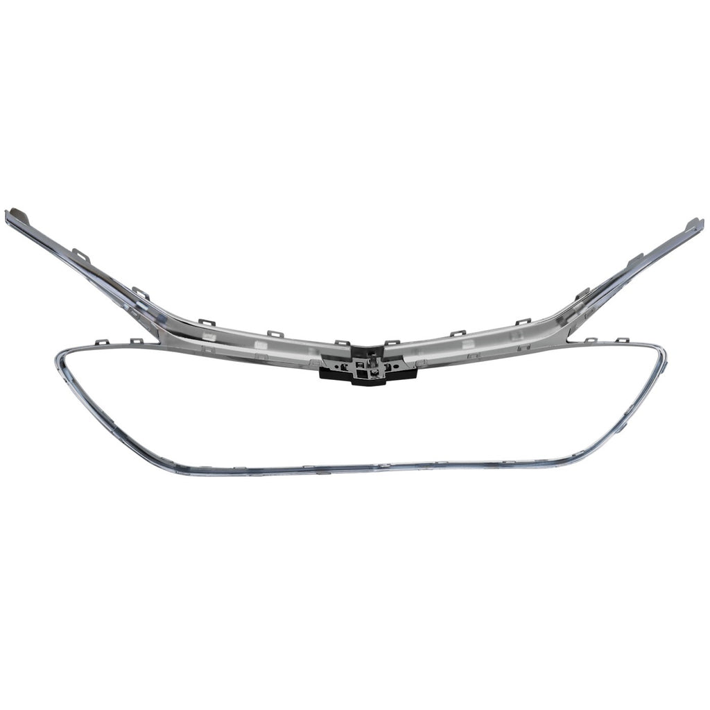 2019-2022 Chevrolet Malibu Grille Trim - Front, Chrome (84473374PFM)