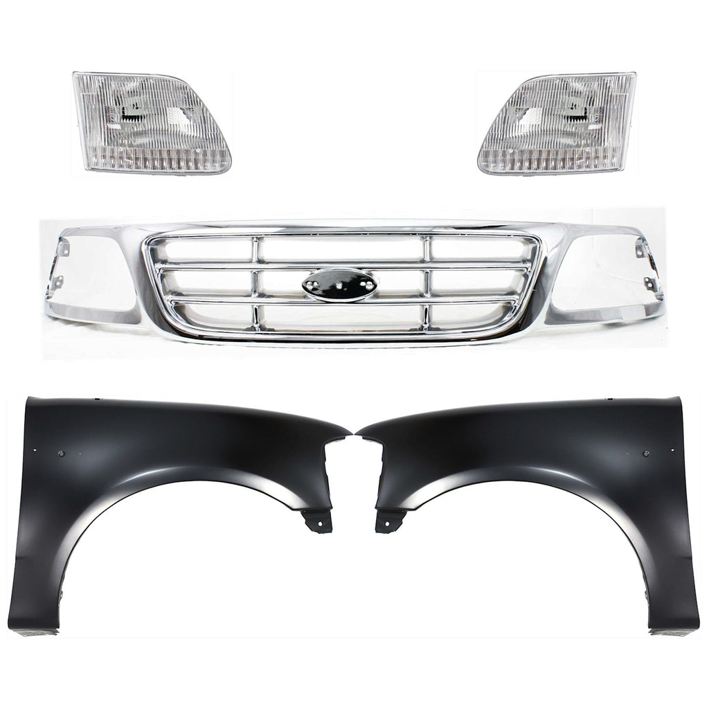 1999-2004 Ford F-150, F-150 Heritage & F-250 Fenders - Left & Right (XL3Z8200)