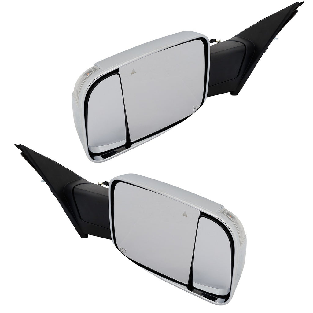 Kool Vue 2019-2020 Ram 1500 Mirror - Chrome, Heated (68276478AEPFM)