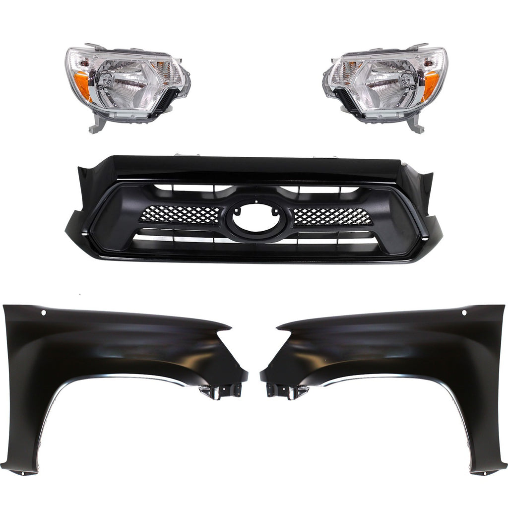 2012-2015 Toyota Tacoma Fenders - Left & Right, w/ Bulbs (8111004181)