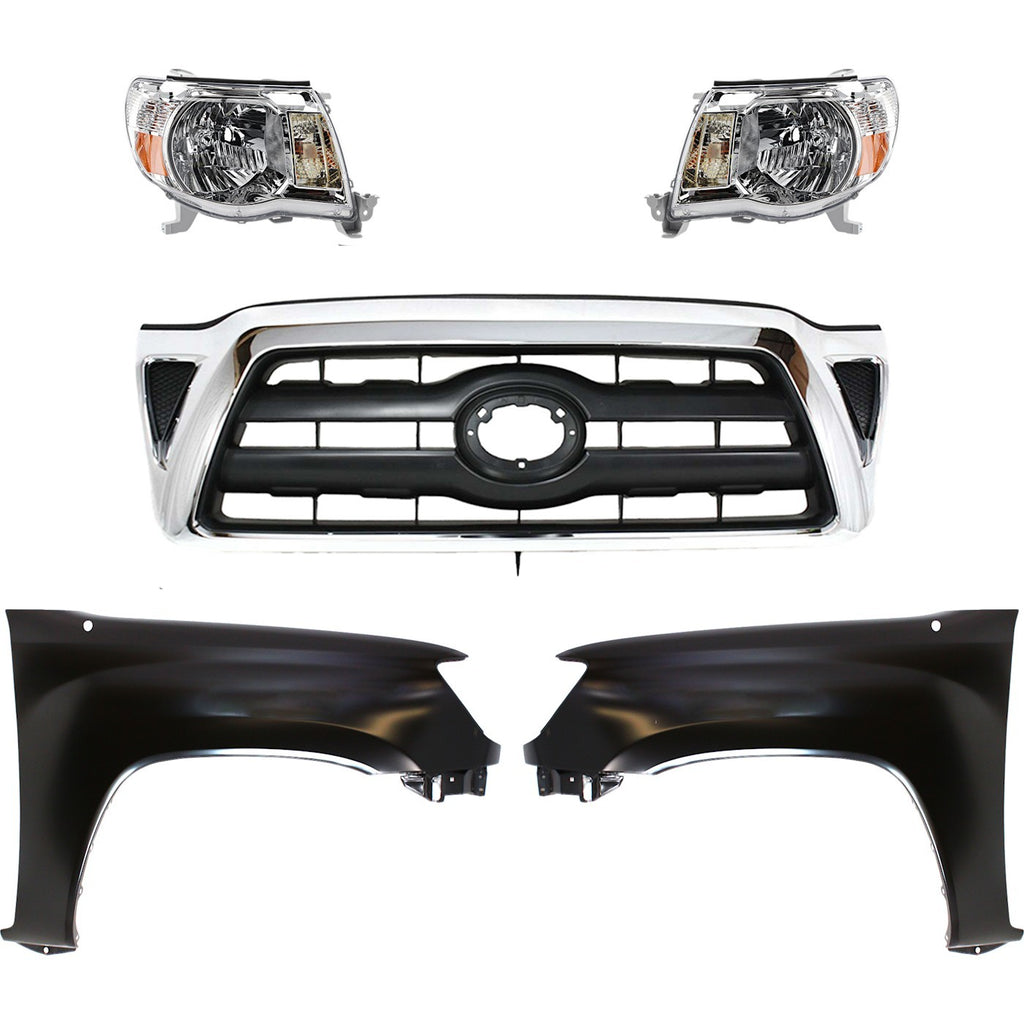 2005-2008 Toyota Tacoma Grille - Chrome, RWD (5310004360)