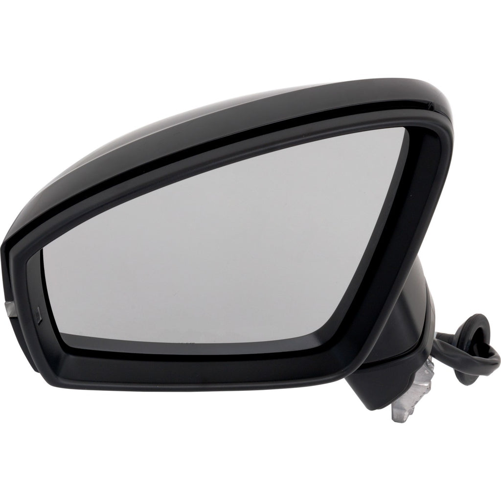 Kool Vue 2018-2021 Volkswagen Tiguan Power Mirror - Left, Paintable, Manual Folding (5NN857507AK9B9)