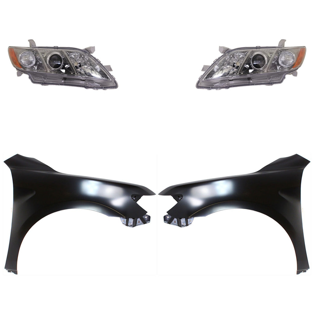 2007-2009 Toyota Camry Headlights - Left & Right (8113006212)