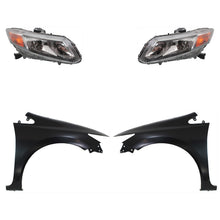 Load image into Gallery viewer, 2012 Honda Civic Headlights - Halogen, Driver &amp; Passenger Side, Assembly (33100TR0A01)