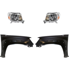 2005-2011 Toyota Tacoma Headlights - Halogen, Driver & Passenger Side, Assembly (8111004163)