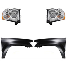 Load image into Gallery viewer, 2008-2010 Jeep Grand Cherokee Fenders - HID, Left &amp; Right (55157484AH)