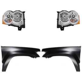 2008-2010 Jeep Grand Cherokee Fenders - HID, Left & Right (55157484AH)