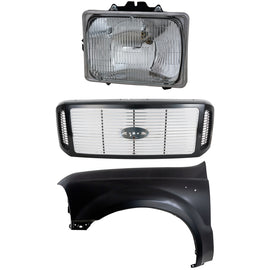 2005-2007 Ford F-250 Super Duty & F-350 Super Duty Grille - Assembly (6C3Z8200DH)