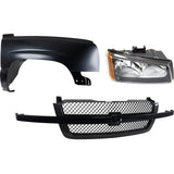 Fender Kit For 2003-2006 Chevrolet Silverado 2500 HD Primed CAPA Front Right