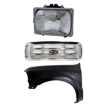 Load image into Gallery viewer, 1999-2004 Ford Fender - Left, Chrome (F81Z8200)