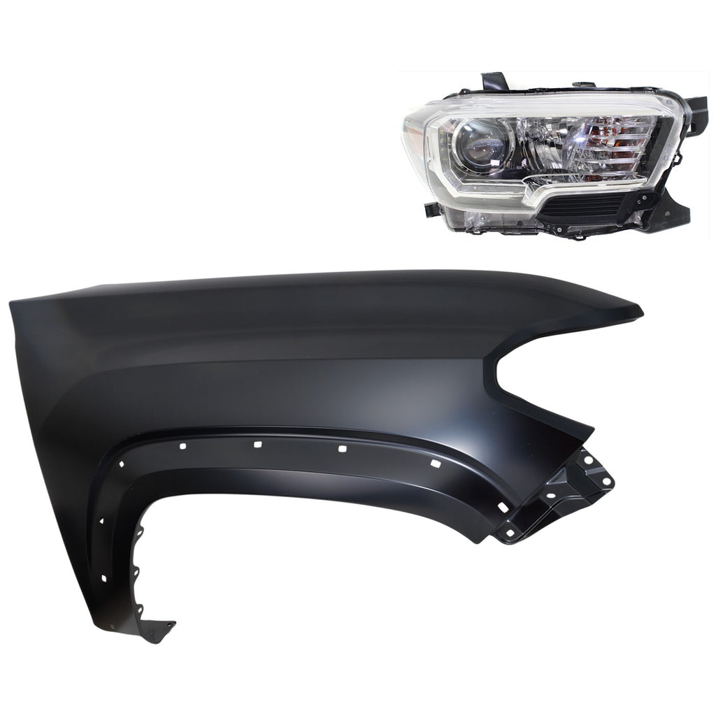 2016-2023 Toyota Tacoma Wheel Arch Repair Panel - Right, CAPA Certified, Assembly (5381104120)