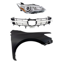 Load image into Gallery viewer, 2015-2017 Toyota Camry Grille - Halogen, Passenger Side, Assembly (8111006860)