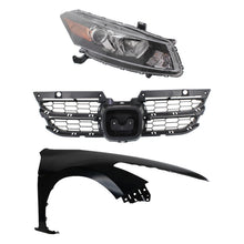 Load image into Gallery viewer, 2011-2012 Honda Accord Grille - Right, Assembly, Coupe (33100TE0A11)
