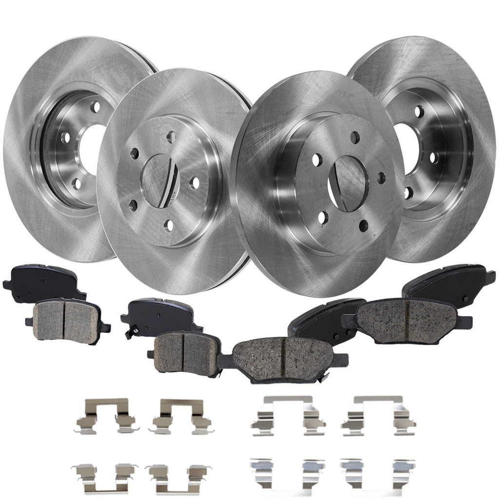 2004-2006 Chevrolet Malibu Brake Rotors - Front & Rear (22705356)