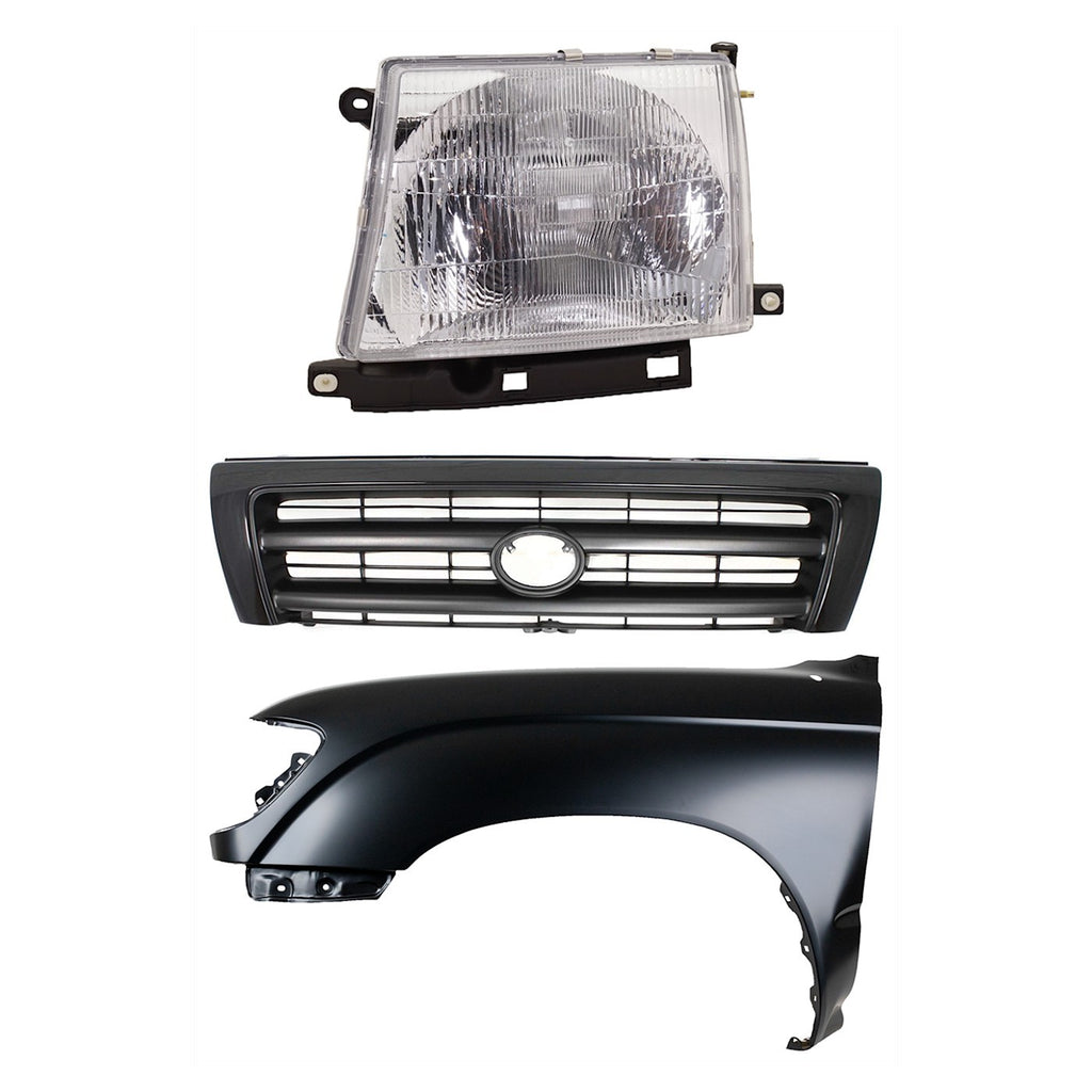 1997-2000 Toyota Tacoma Fender - Driver Side, Primed, RWD (5381204061)