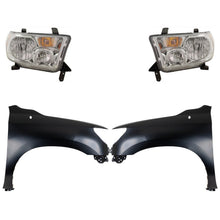 Load image into Gallery viewer, 2009-2013 Toyota Tundra Fenders - Halogen, Left &amp; Right, CAPA Certified (538010C190)