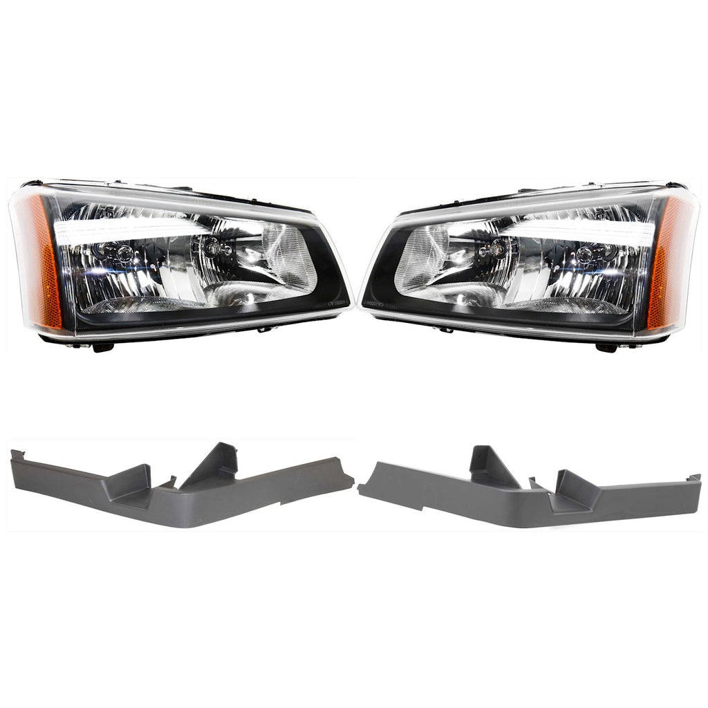 2003-2007 Chevrolet Bumper Trims - Left & Right (10396912)