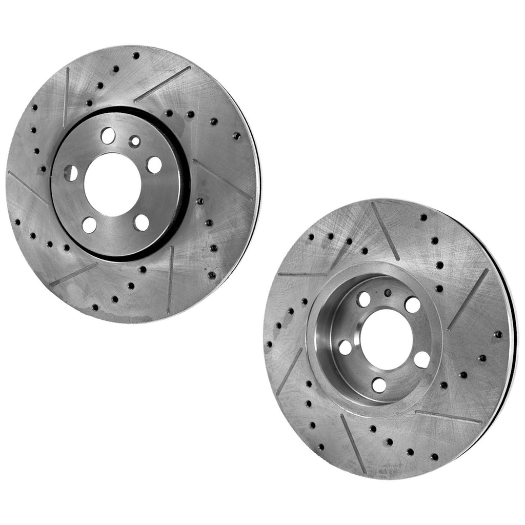 1999-2010 Volkswagen Beetle, Golf & Jetta Brake Rotors - Front & Rear, Sedan (19911)