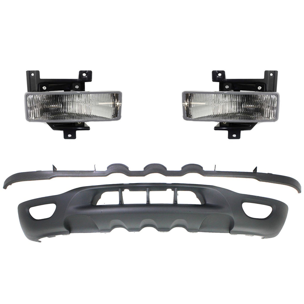 1999-2001 Ford F-150 Valances - Front, Driver & Passenger Side, Lower (XL3Z17626BA)