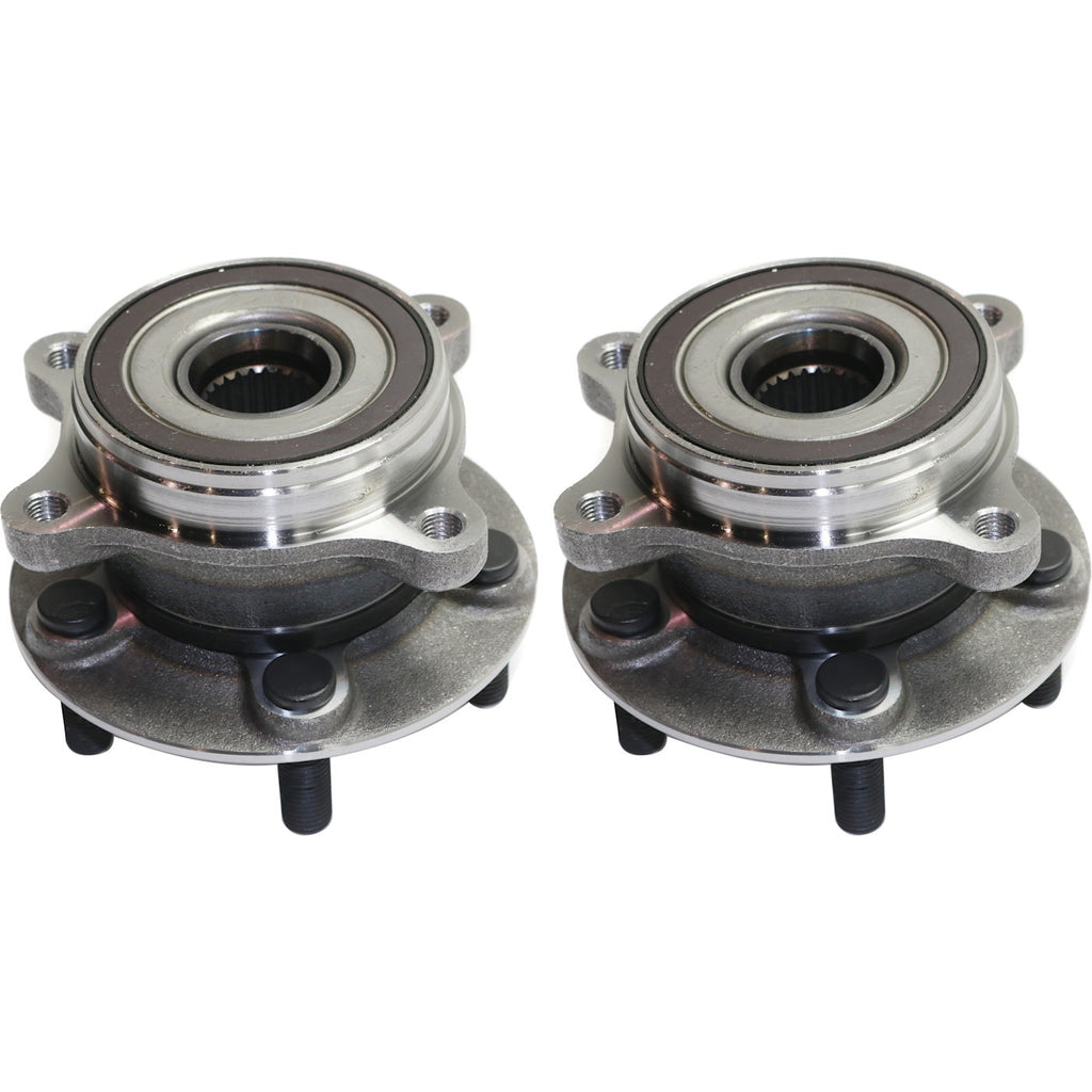 2010-2017 Lexus CT200h, Toyota Prius & Toyota Prius Plug-In Wheel Hubs - Front, Left & Right, w/ Bearing (513287)