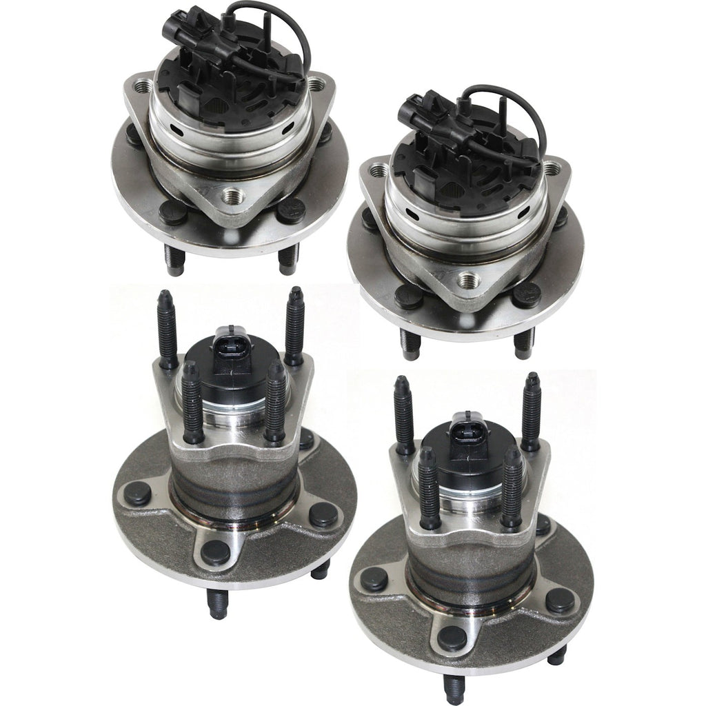2004-2012 GM Wheel Hubs - Front & Rear, w/ Bearing (15793213)