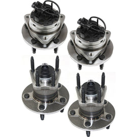 2004-2012 GM Wheel Hubs - Front & Rear, w/ Bearing (15793213)