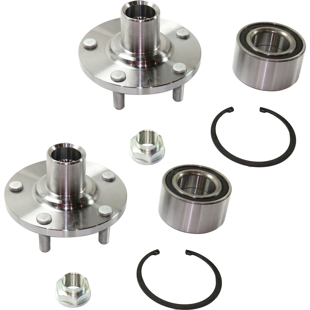 1992-2004 Toyota Wheel Hubs - Front, Left & Right, 5-Lug (4350206040)