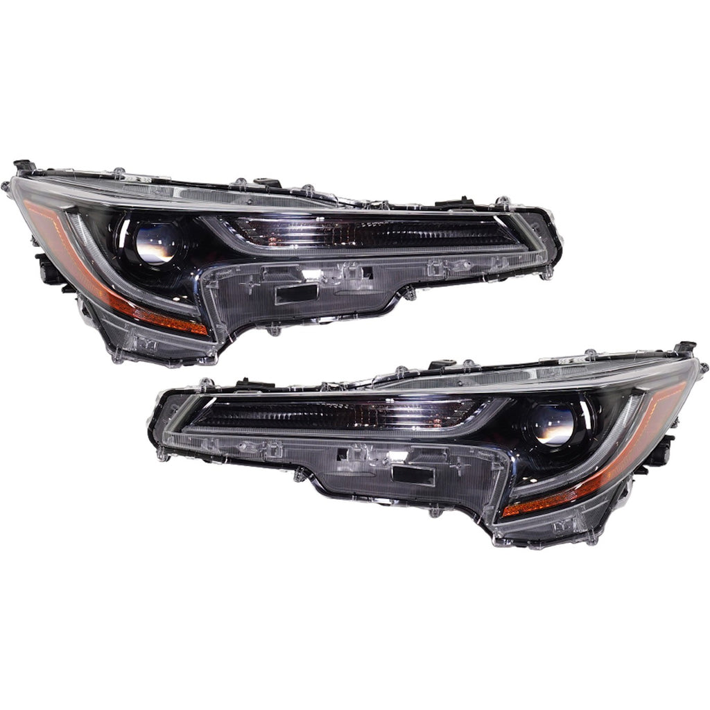 2020-2022 Toyota Corolla Headlights - LED, Left & Right, w/ Bulbs (8111002S30)