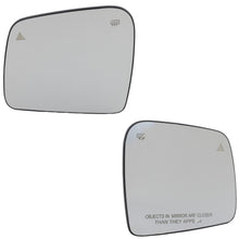 Load image into Gallery viewer, Kool Vue 2011-2022 Jeep Grand Cherokee &amp; Grand Cherokee WK Mirror Glasses - Left &amp; Right, Heated, w/ Blind Spot Glass