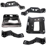 Set of 6 Bumper Bracket For Ford F-250 Super Duty 11-16 Front Driver Side Outer
