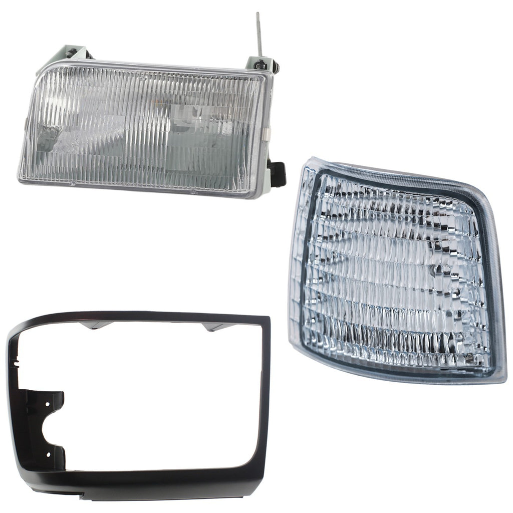 1995-1997 Ford Headlight - Left (F2TZ13008B)