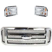 Load image into Gallery viewer, 2005-2007 Ford Excursion, F-250 Super Duty &amp; F-350 Super Duty Grille (6C3Z8200BC)
