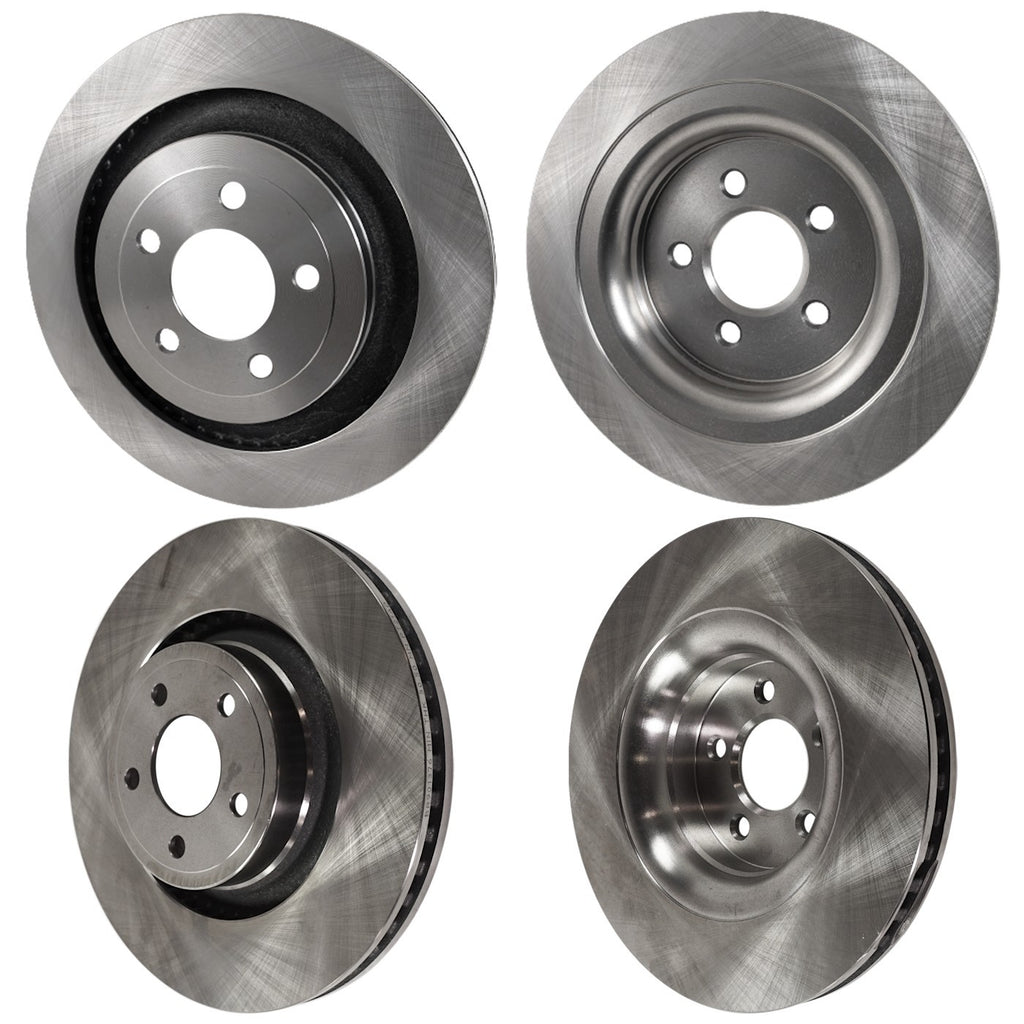 2015-2020 Ford Mustang Brake Rotors - Front & Rear (42316)