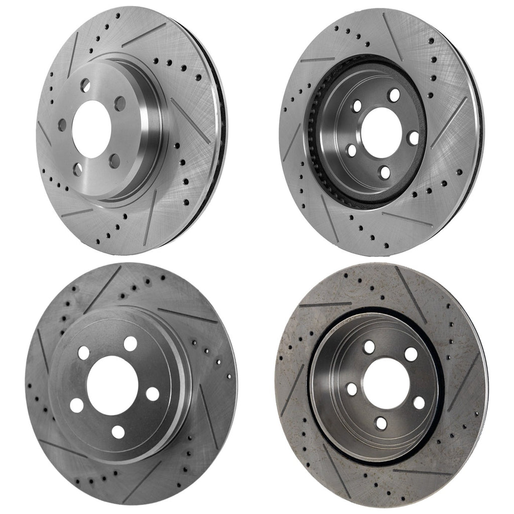 2012-2019 Dodge Challenger & Charger Brake Rotors - Front & Rear (19367)