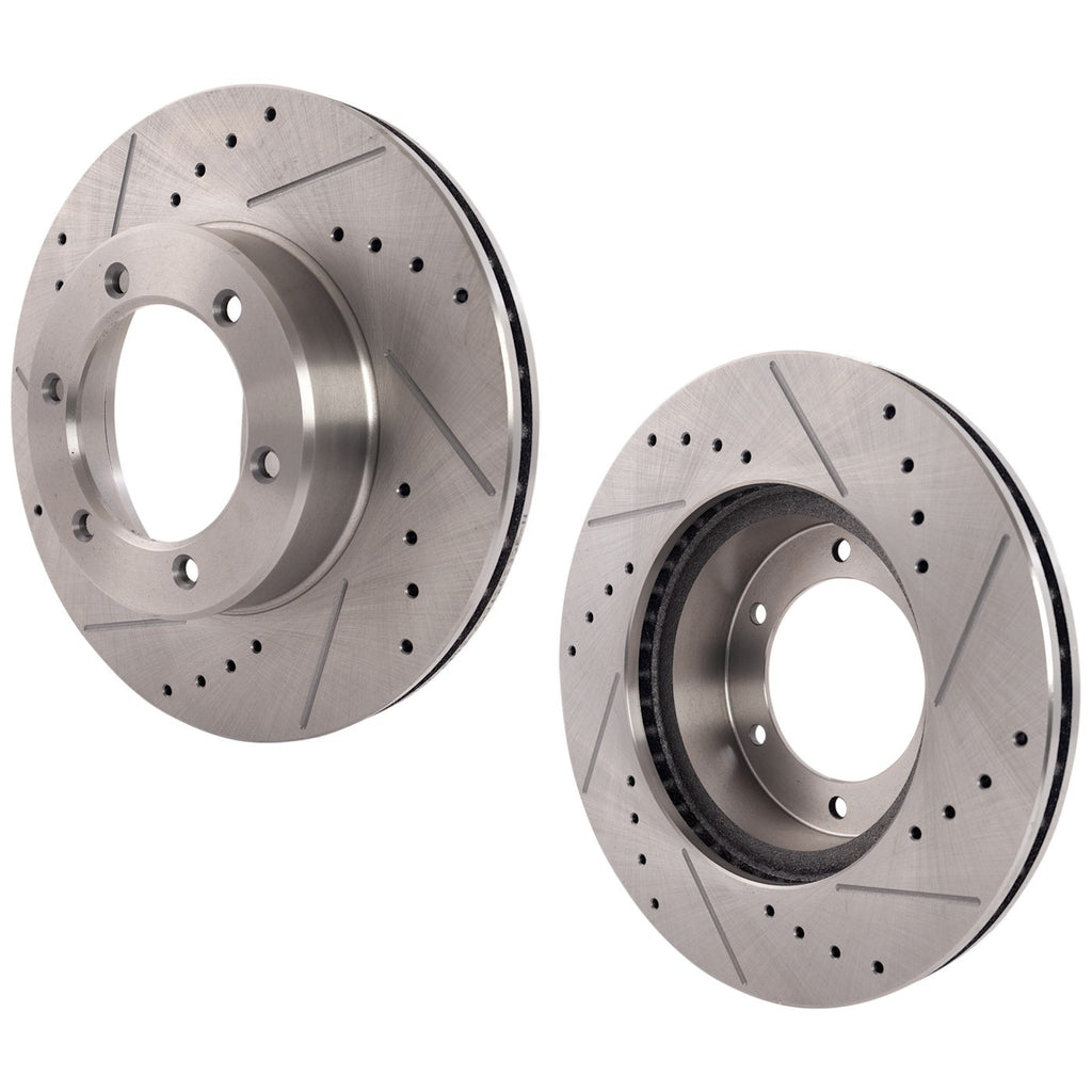 1991-1998 Toyota 4Runner & T100 Brake Rotors - Front & Rear (25389)