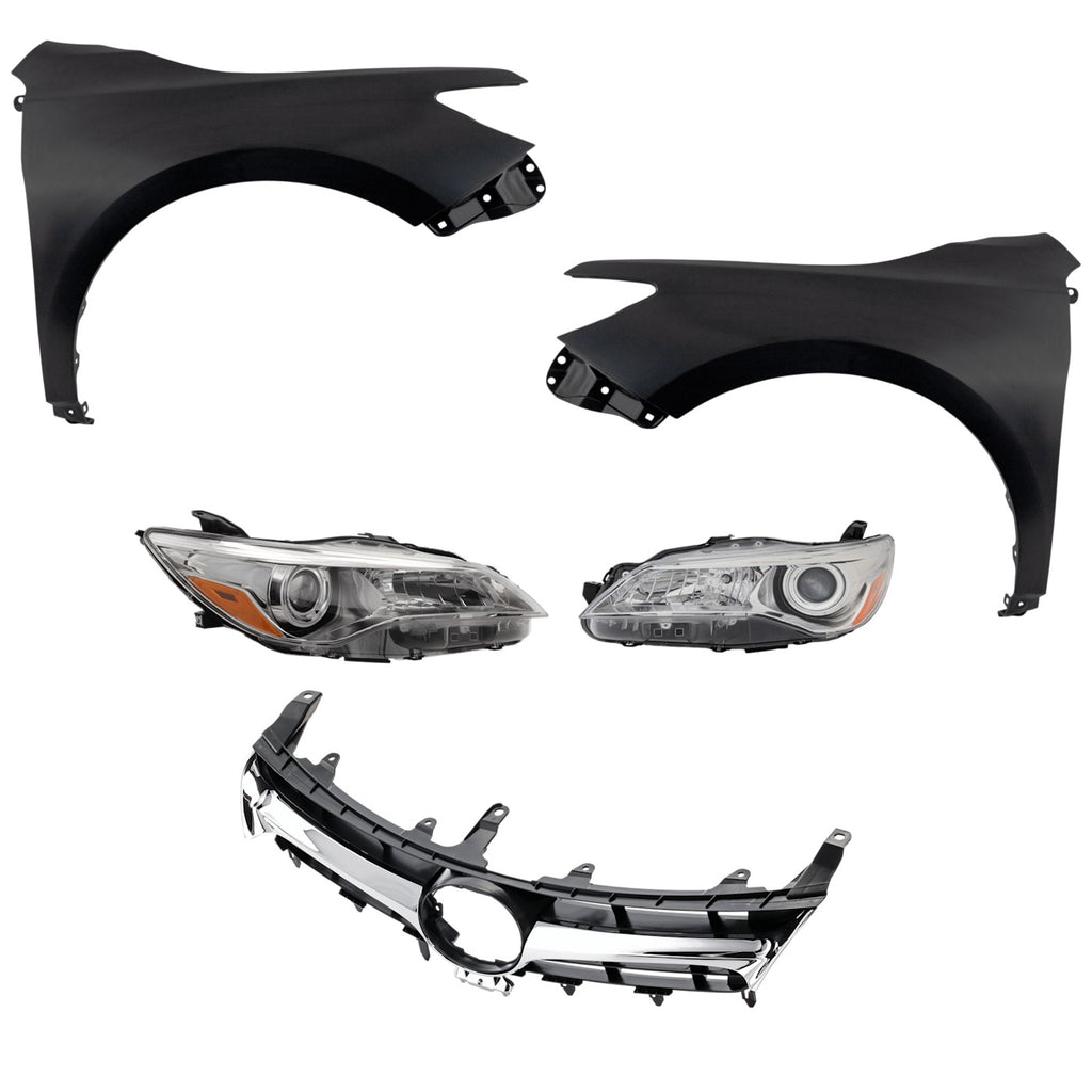 2015-2017 Toyota Camry Headlights - Driver & Passenger Side (5310106411)