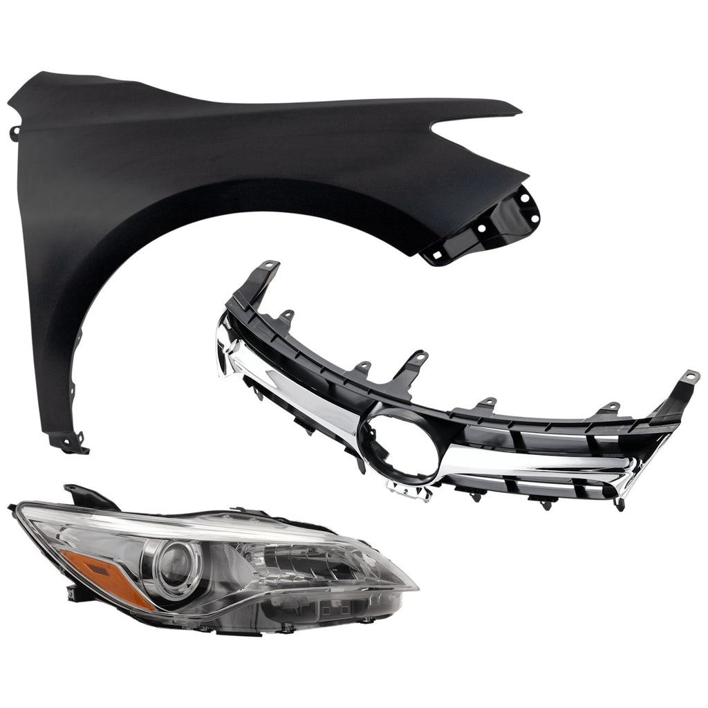 2015-2017 Toyota Camry Headlight - Right (5310106411)