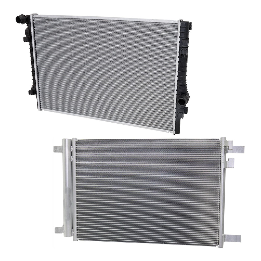 Kool Vue 2015-2020 Audi & Volkswagen AC Condenser - Sedan (5Q0816411BF)