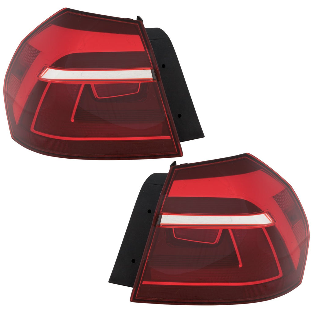 2017-2019 Volkswagen Passat Tail Lights - Driver & Passenger Side (561945096P)