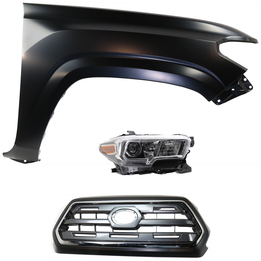 2016-2017 Toyota Tacoma Headlight - Right (5310004540C0)