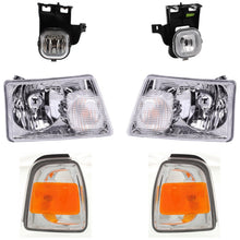 Load image into Gallery viewer, 2006-2007 Ford Ranger Headlights - Driver &amp; Passenger Side (6L5Z13008AA)