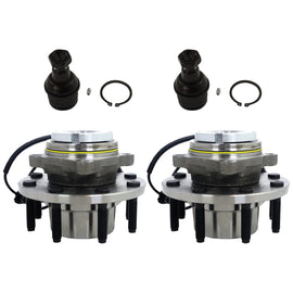 2003-2005 Ford Excursion, F-250 Super Duty & F-350 Super Duty Wheel Hubs - Front, Driver & Passenger Side, 4WD 4X4 (102188)