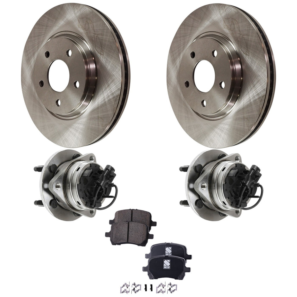 2009-2012 Chevrolet Malibu & Pontiac G6 Wheel Hubs - Front, Driver & Passenger Side (15793213)