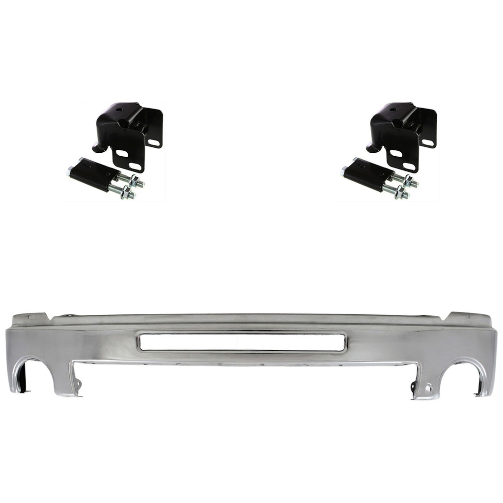 2007-2013 GMC Sierra 1500 Bumper Face Bars - Front, Driver & Passenger Side (15791866)